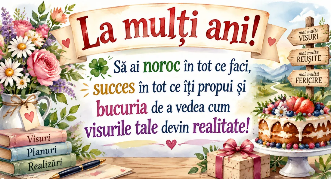 Felicitări cu mesaje pentru aniversare: 