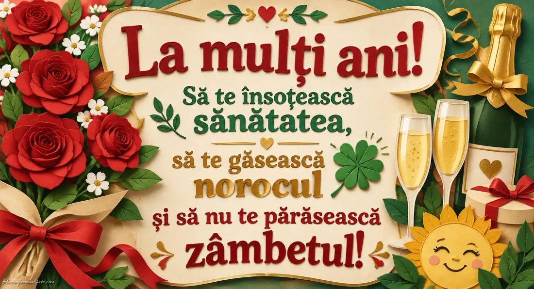 Felicitări cu mesaje pentru aniversare: 