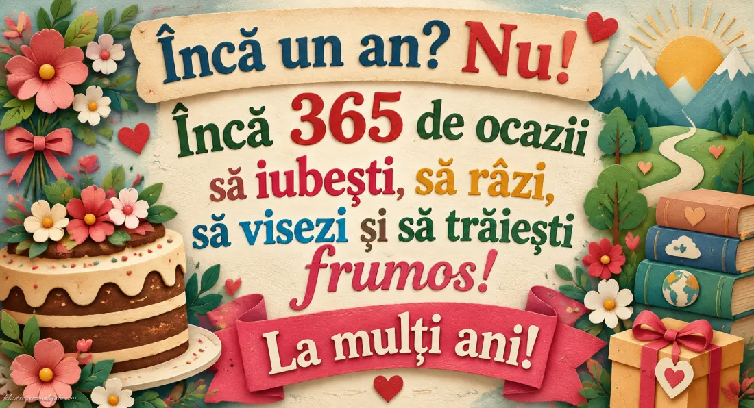Felicitări cu mesaje pentru aniversare: 