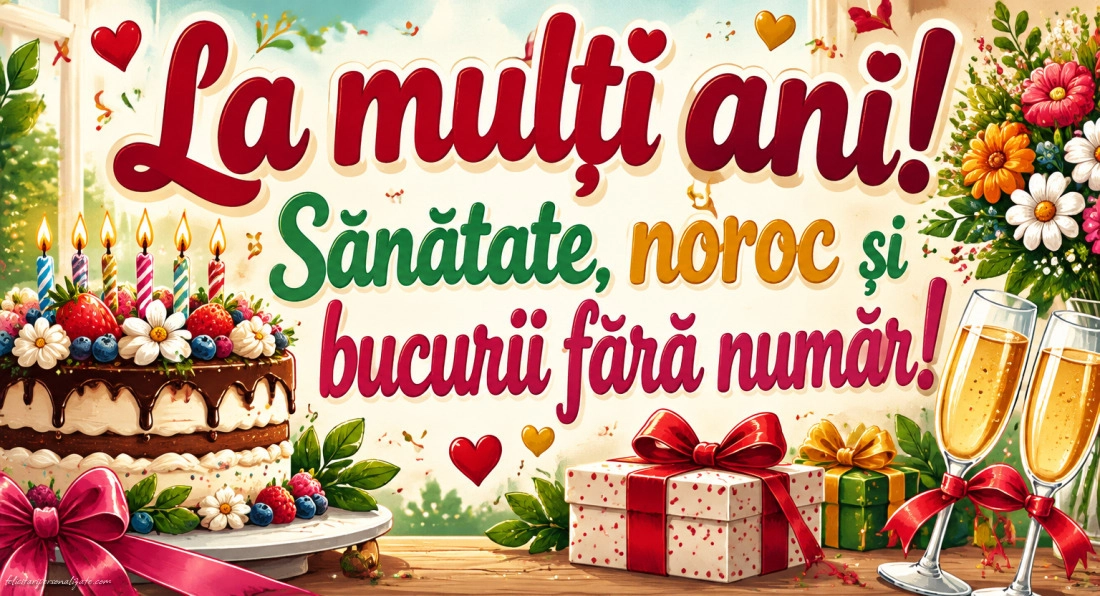 Felicitări cu mesaje pentru aniversare: 