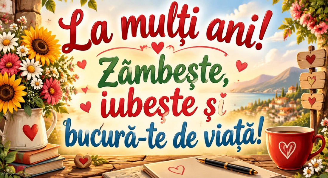 Felicitări cu mesaje pentru aniversare: 