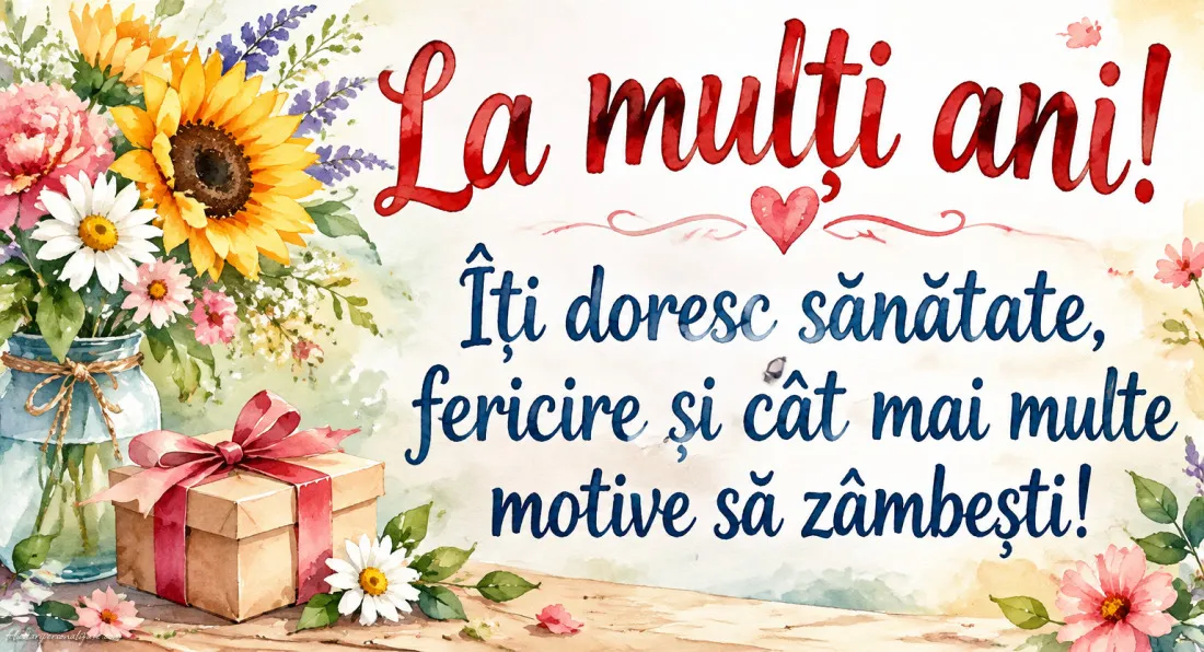 Felicitări cu mesaje pentru aniversare: 