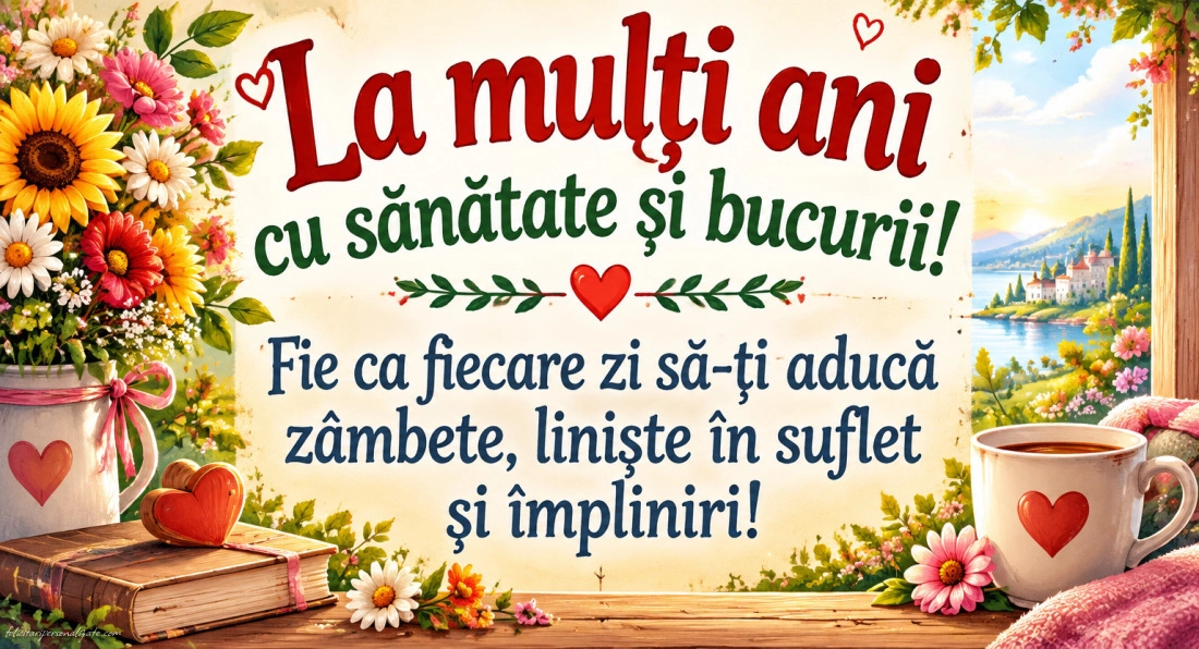 Felicitări cu mesaje pentru aniversare: 