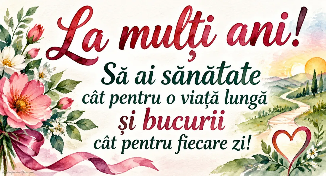 Felicitări cu mesaje pentru aniversare: 