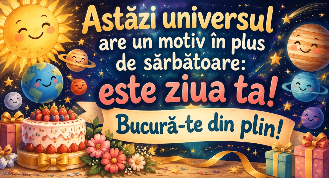 Felicitări cu mesaje pentru aniversare: 