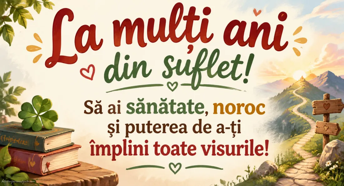 Felicitări cu mesaje pentru aniversare: 
