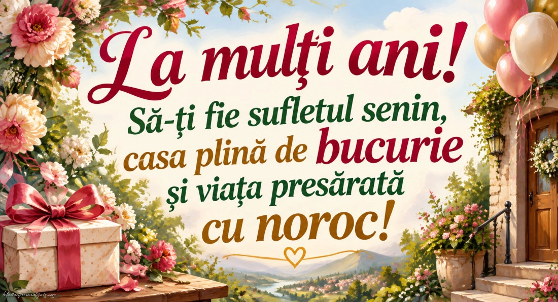 Felicitări cu mesaje pentru aniversare: 