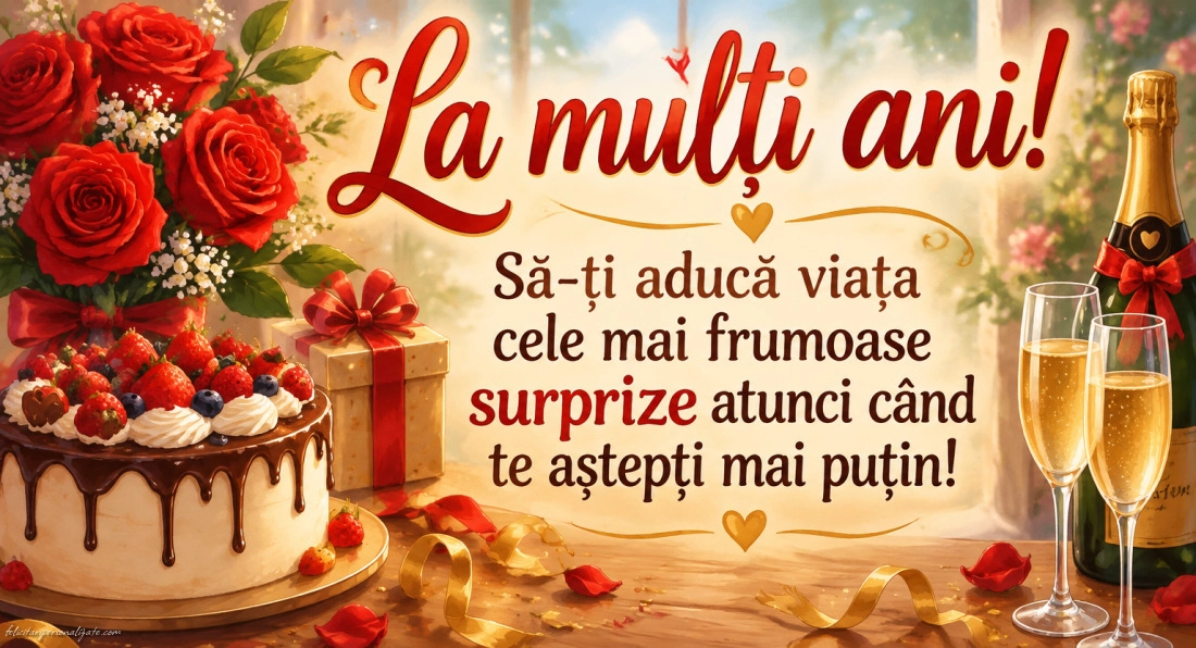 Felicitări cu mesaje pentru aniversare: 