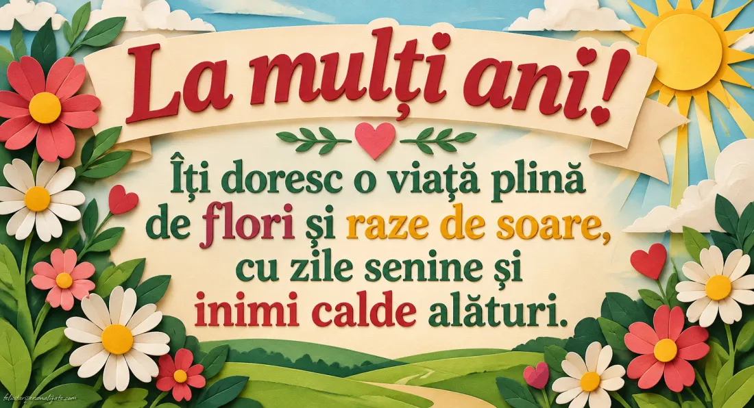Felicitări cu mesaje pentru aniversare: 