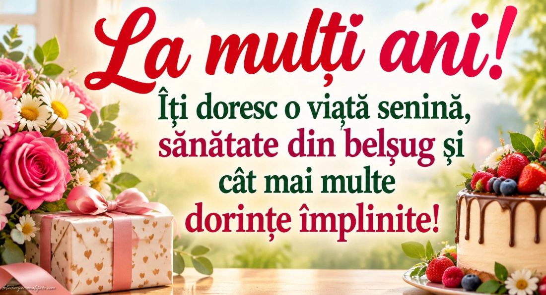 Felicitări cu mesaje pentru aniversare: 