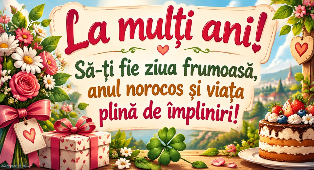 Felicitări cu mesaje pentru aniversare: 
