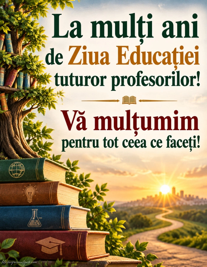 Imagini cu La Mulți Ani de Ziua Educației: 