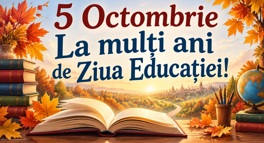 Imagini de Ziua Educației (5 Octombrie): 
