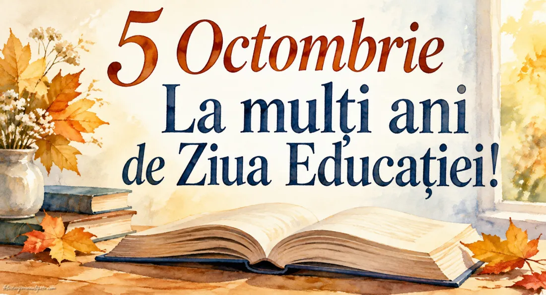 Imagini cu La Mulți Ani de Ziua Educației: 
