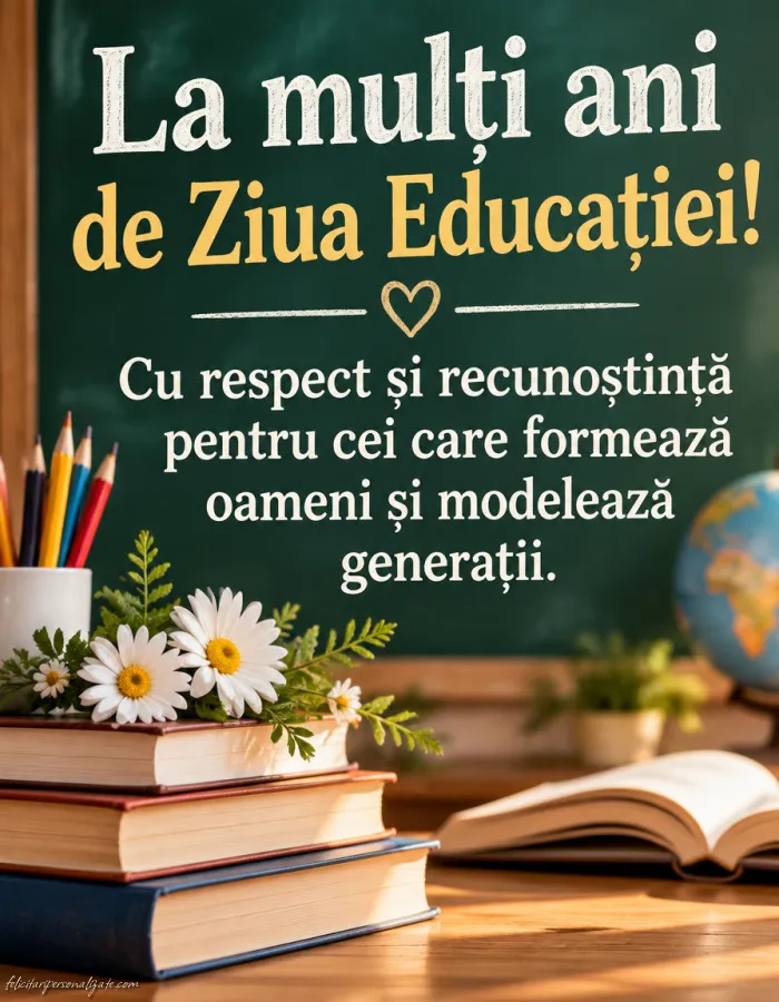 Imagini cu La Mulți Ani de Ziua Educației: 