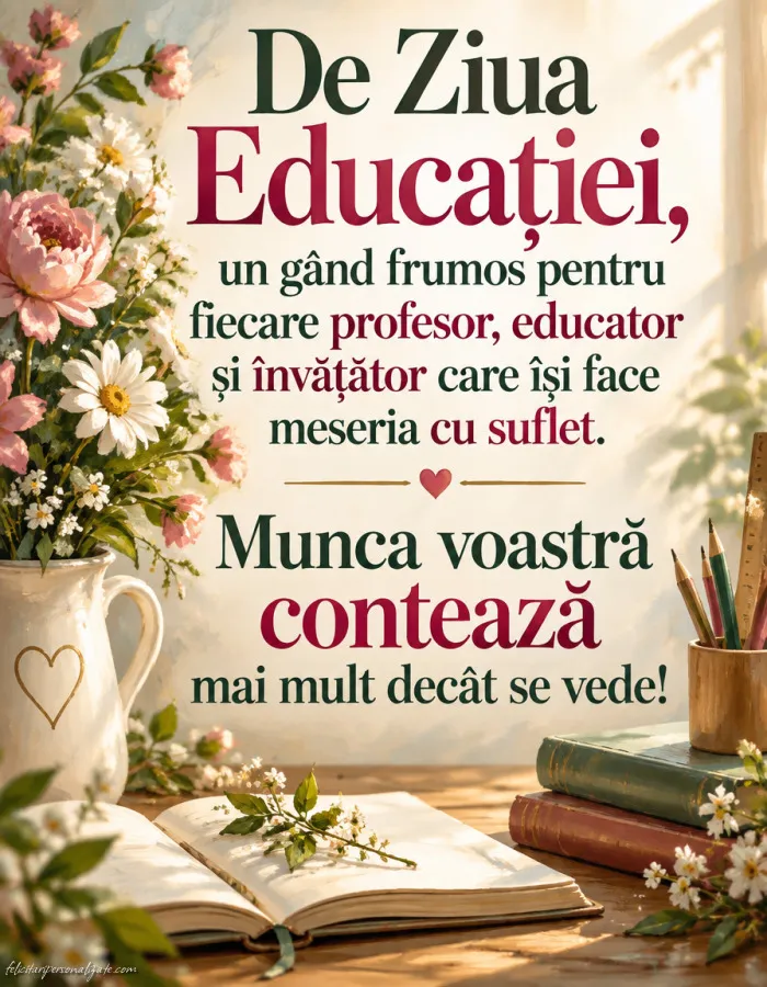 Imagini de Ziua Educației (5 Octombrie): 