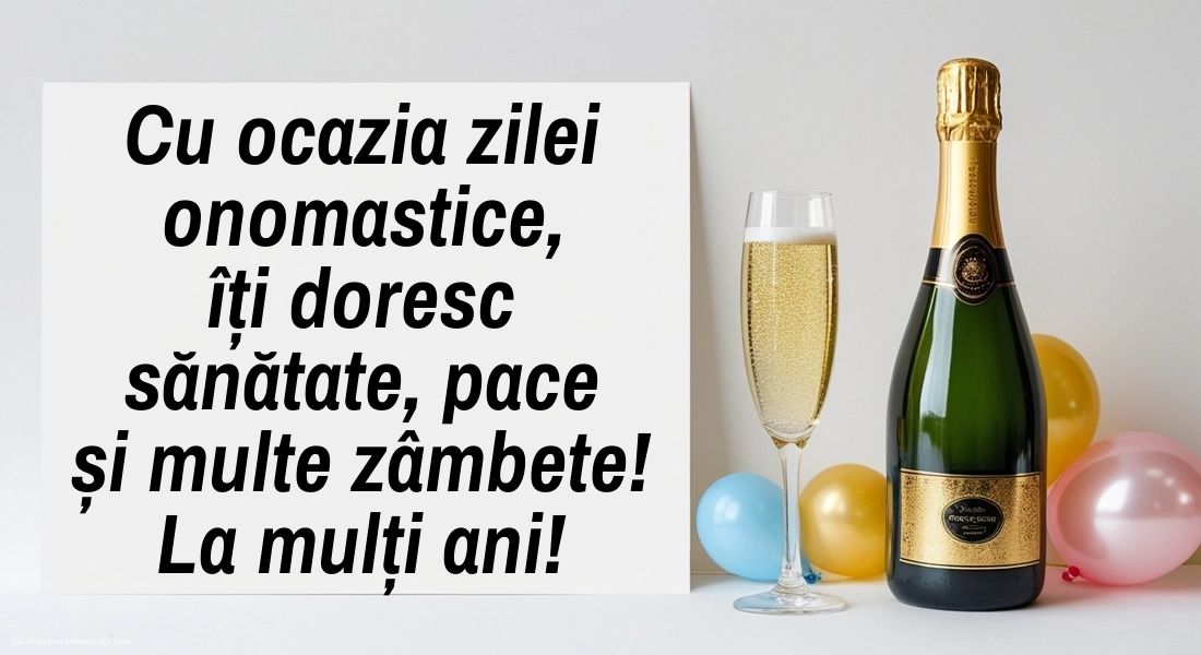 Imagini cu La mulți ani de ziua numelui: Șampanie și baloane