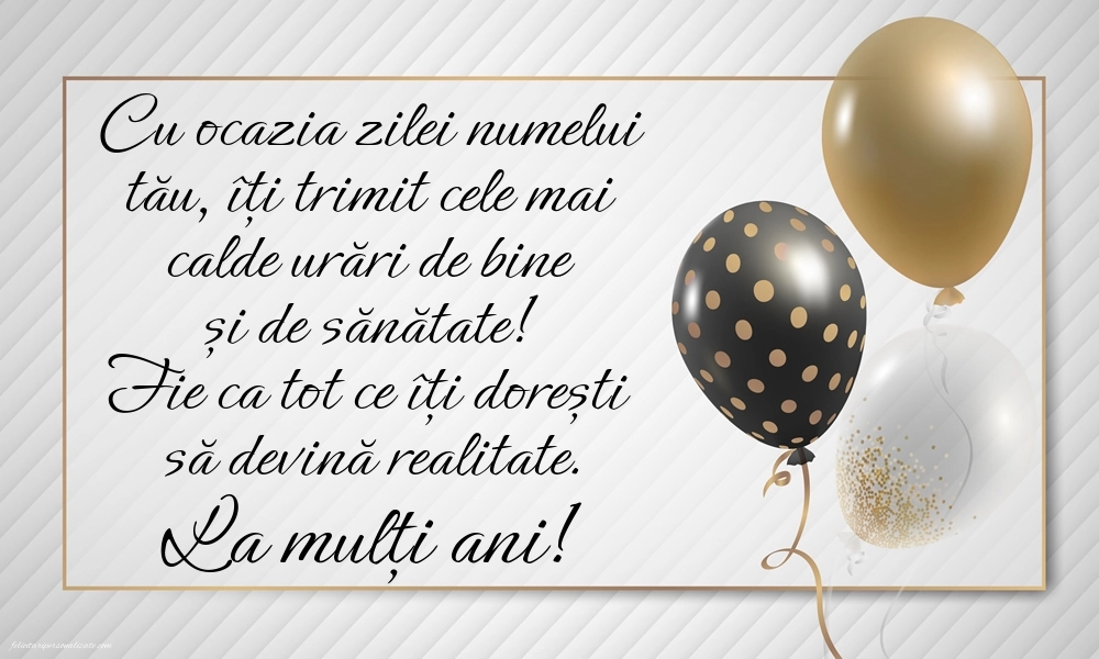 Imagini cu La mulți ani de ziua numelui: Baloane