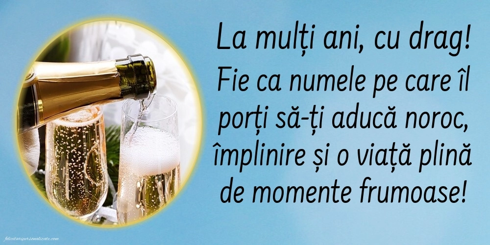 Imagini cu La mulți ani de ziua numelui: Șampanie