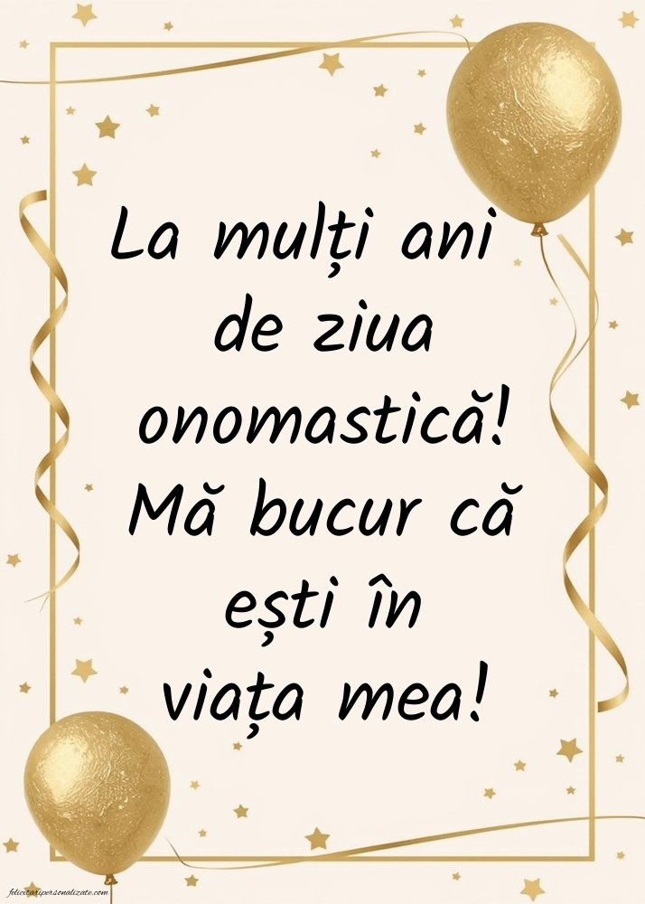 Imagini cu La mulți ani de Ziua Numelui pentru Fiica ta: Baloane