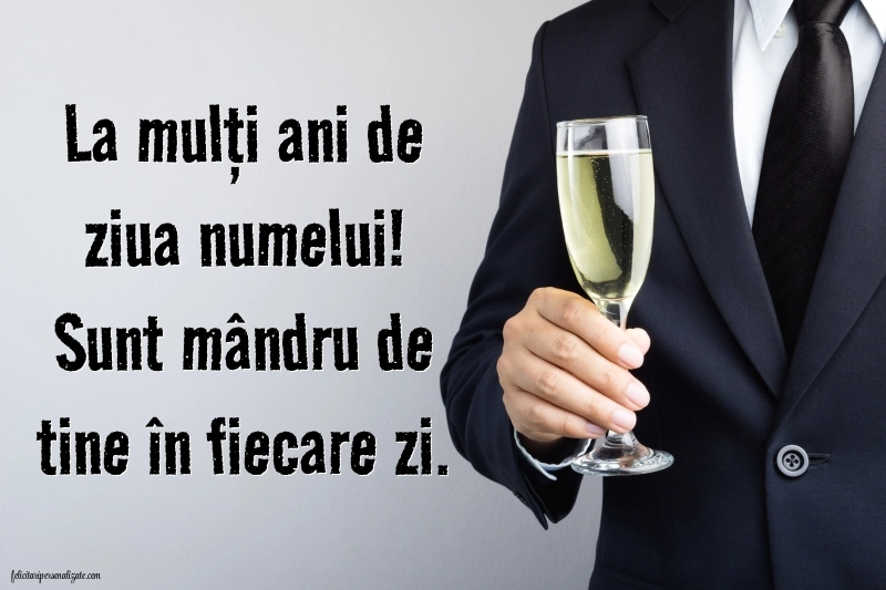 Imagini cu La mulți ani de Ziua Numelui pentru Fiul tău: Șampanie
