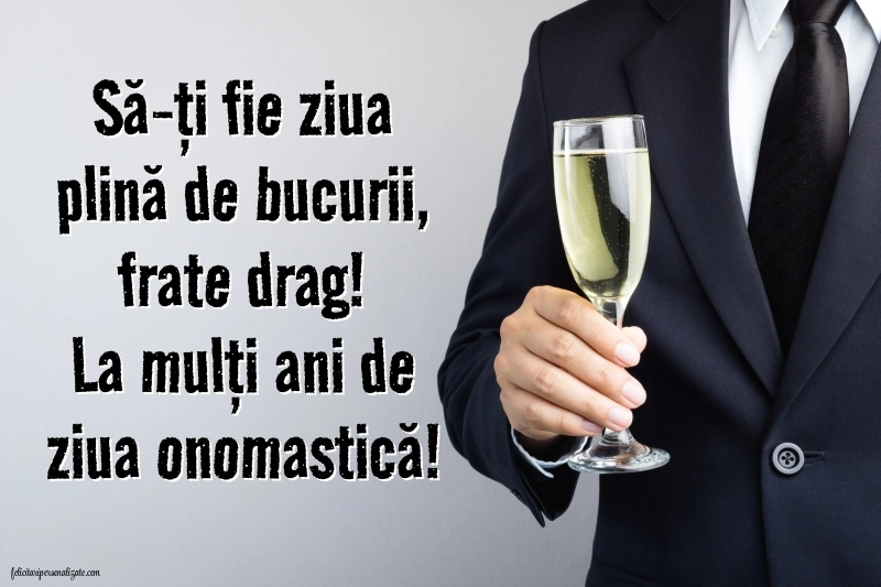 Imagini cu La mulți ani de Ziua Numelui Frate: Șampanie