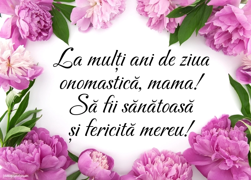 Imagini cu La mulți ani de Ziua Numelui Mama: Flori