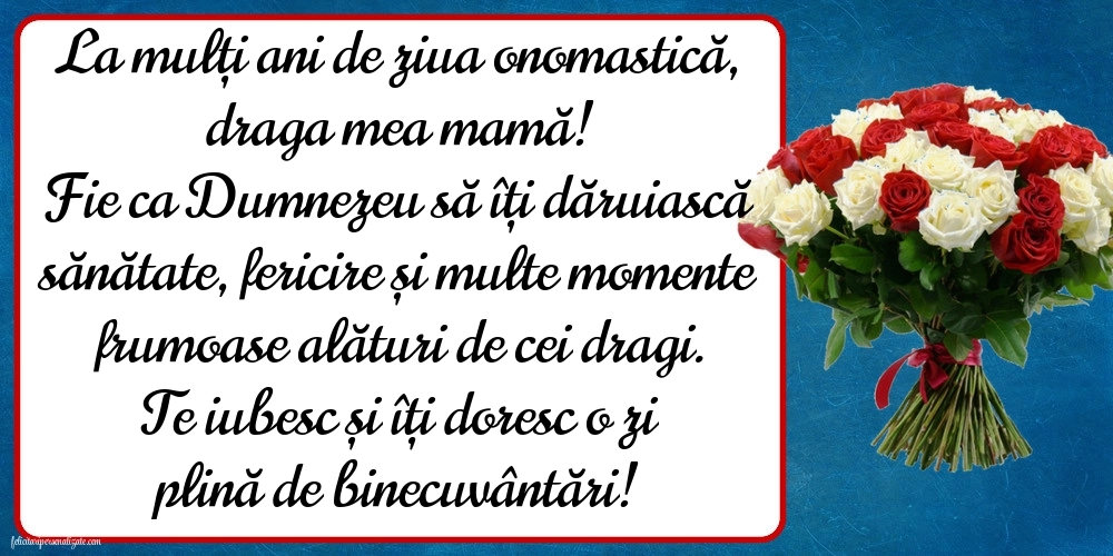 Imagini cu La mulți ani de Ziua Numelui Mama: Flori