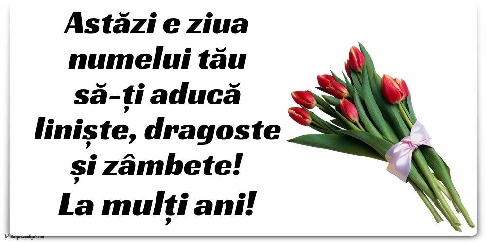 Imagini cu La mulți ani de Ziua Numelui Soră: Lalele