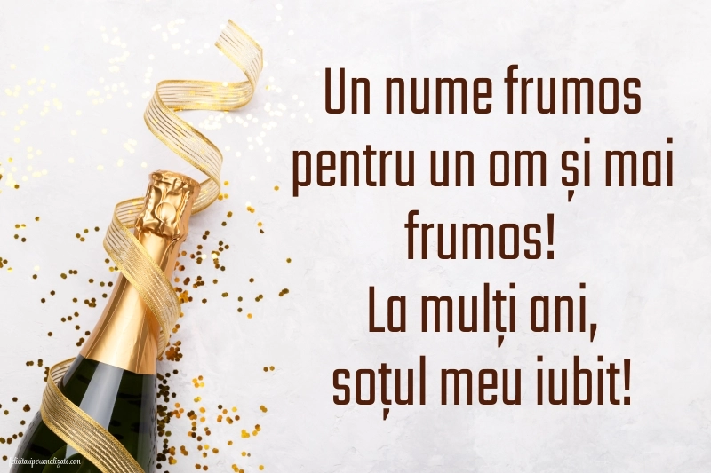 Imagini cu La mulți ani de Ziua Numelui Soț: Șampanie