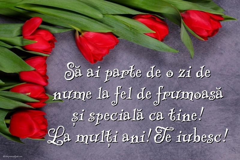 Imagini cu La mulți ani de Ziua Numelui Soție: Flori