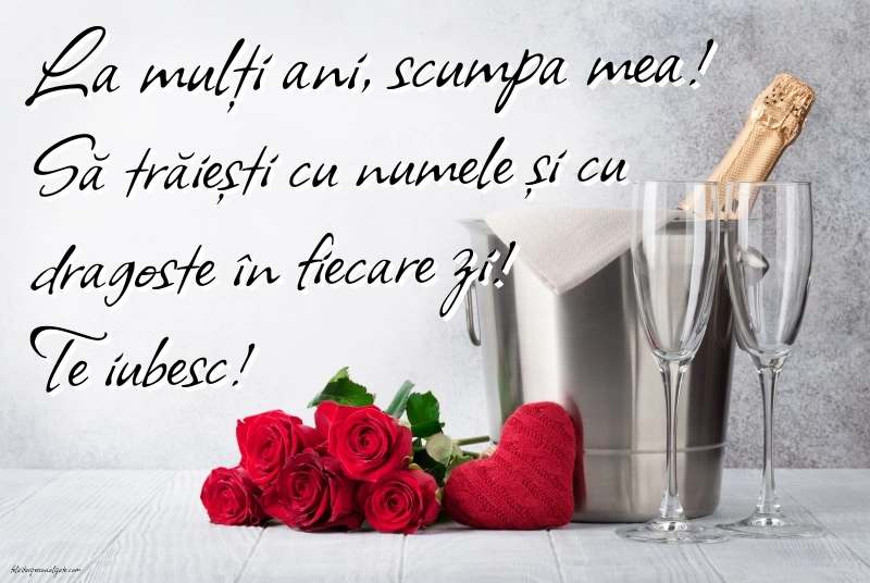 Imagini cu La mulți ani de Ziua Numelui Soție: Șampanie