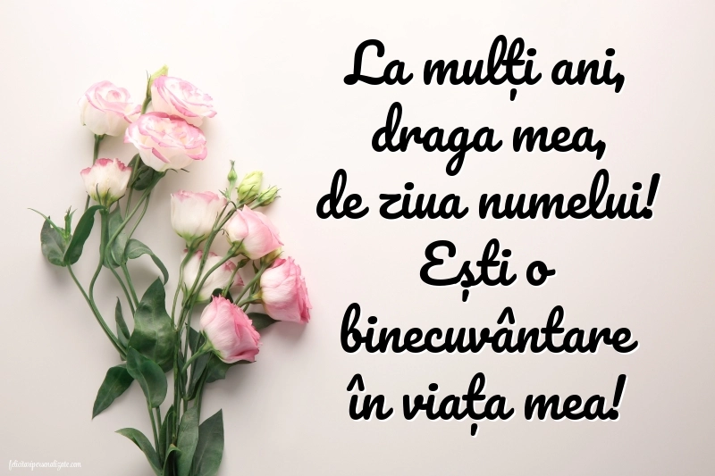 Imagini cu La mulți ani de Ziua Numelui Soție: Flori