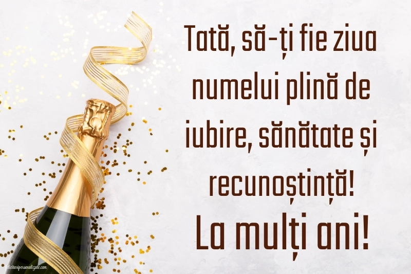 Imagini cu La mulți ani de Ziua Numelui Tata: Șampanie