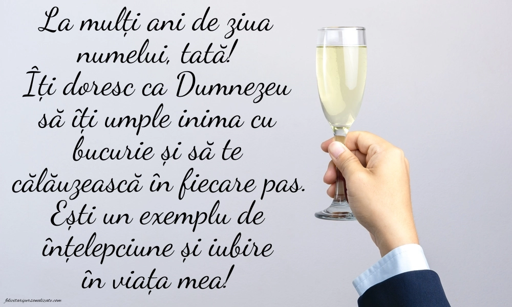 Imagini cu La mulți ani de Ziua Numelui Tata: Șampanie