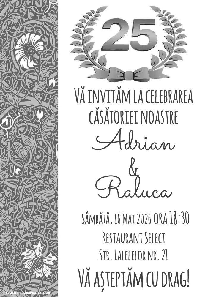 Invitație de lux