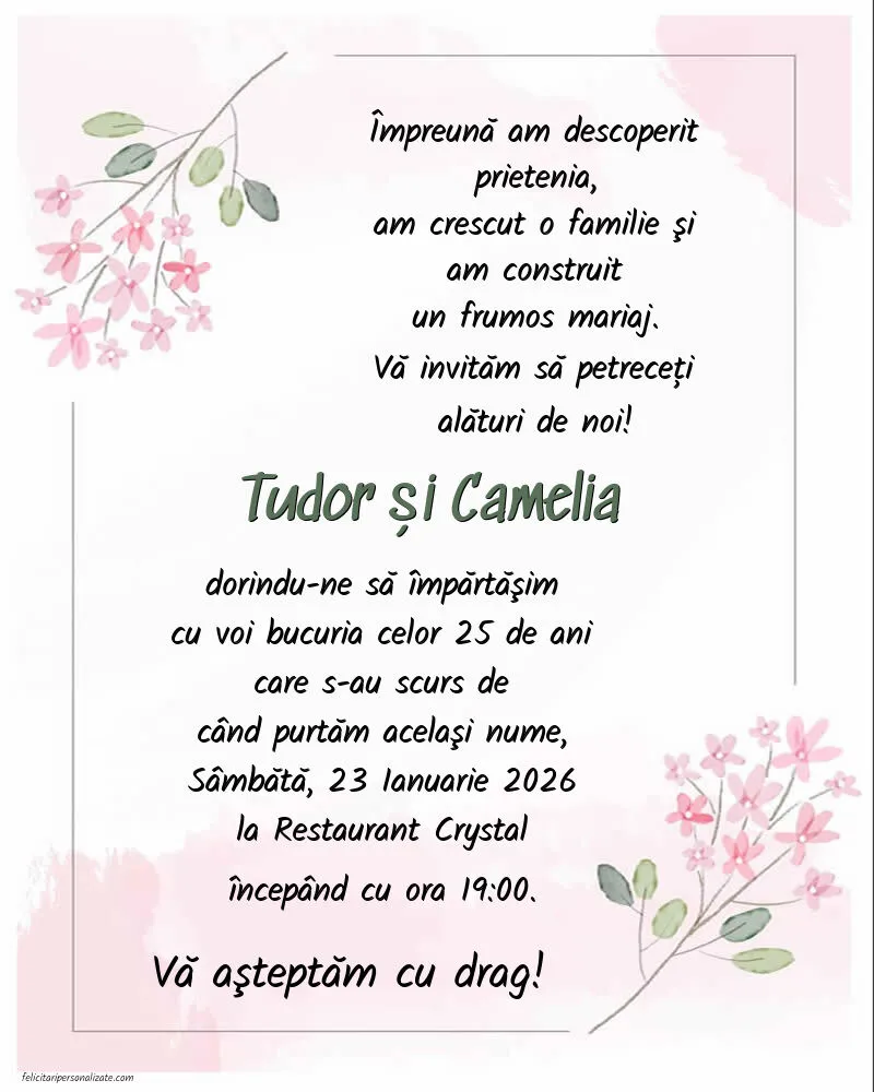 Invitație simplă