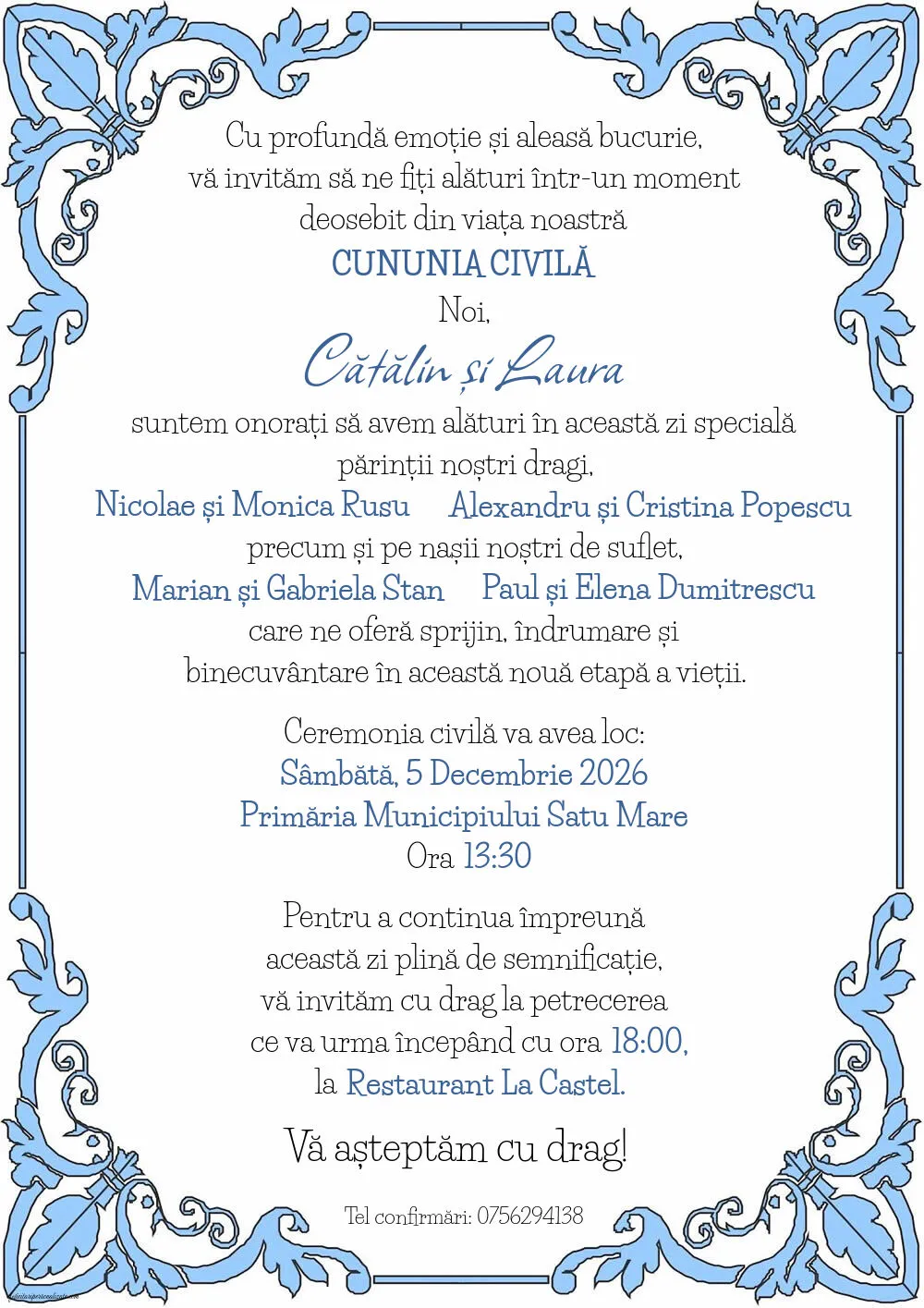 Invitație de lux