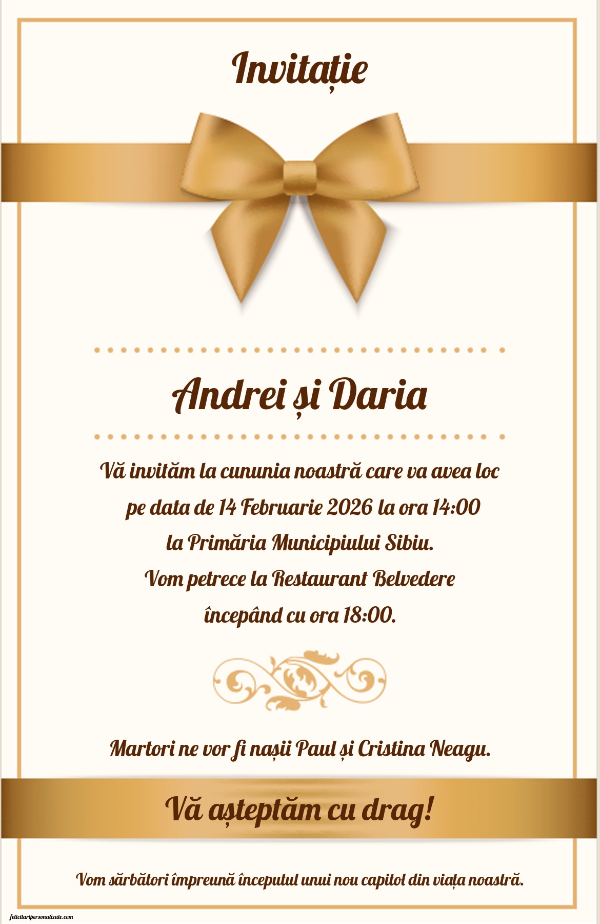 Invitație cu party