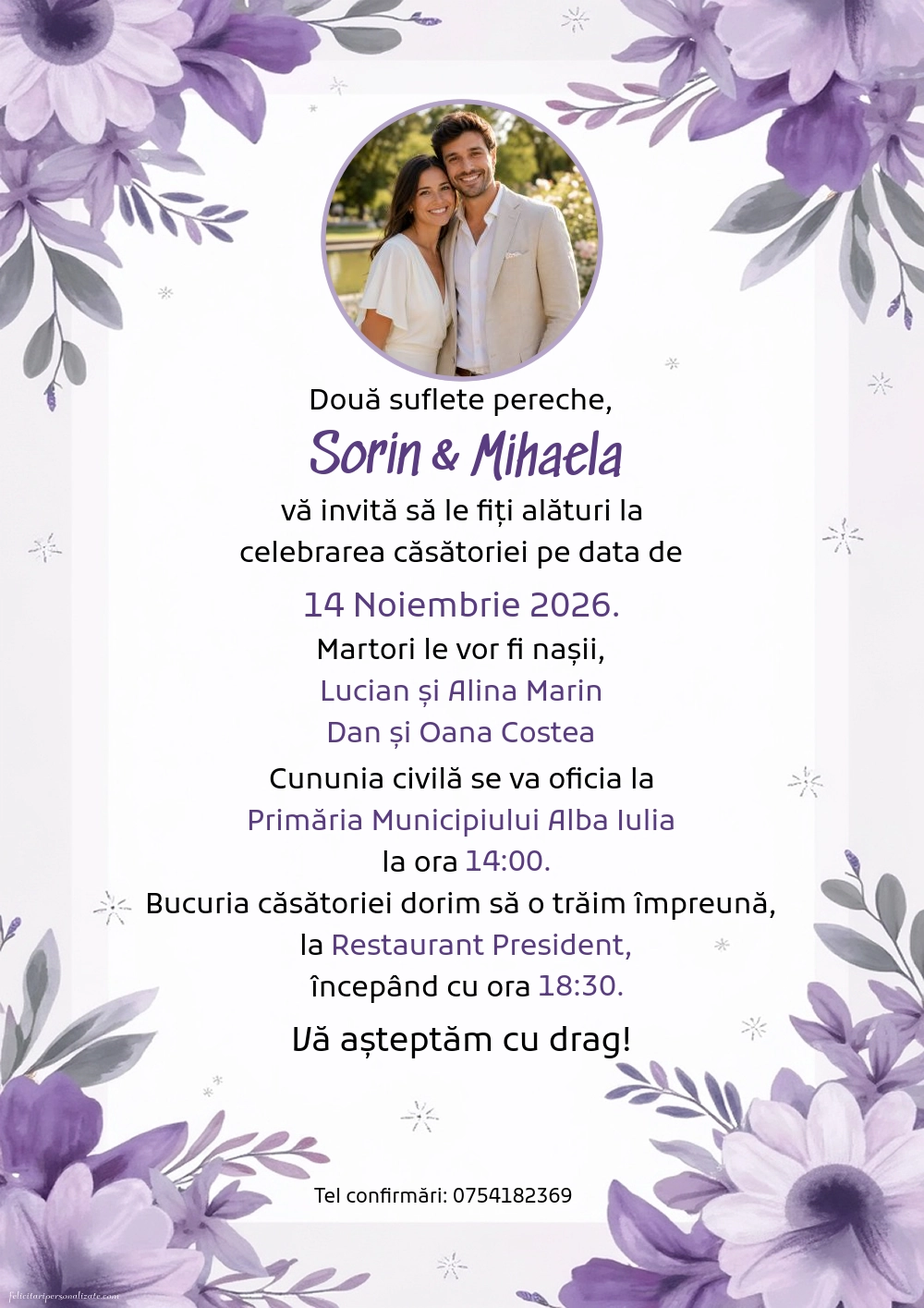 Invitație elegantă