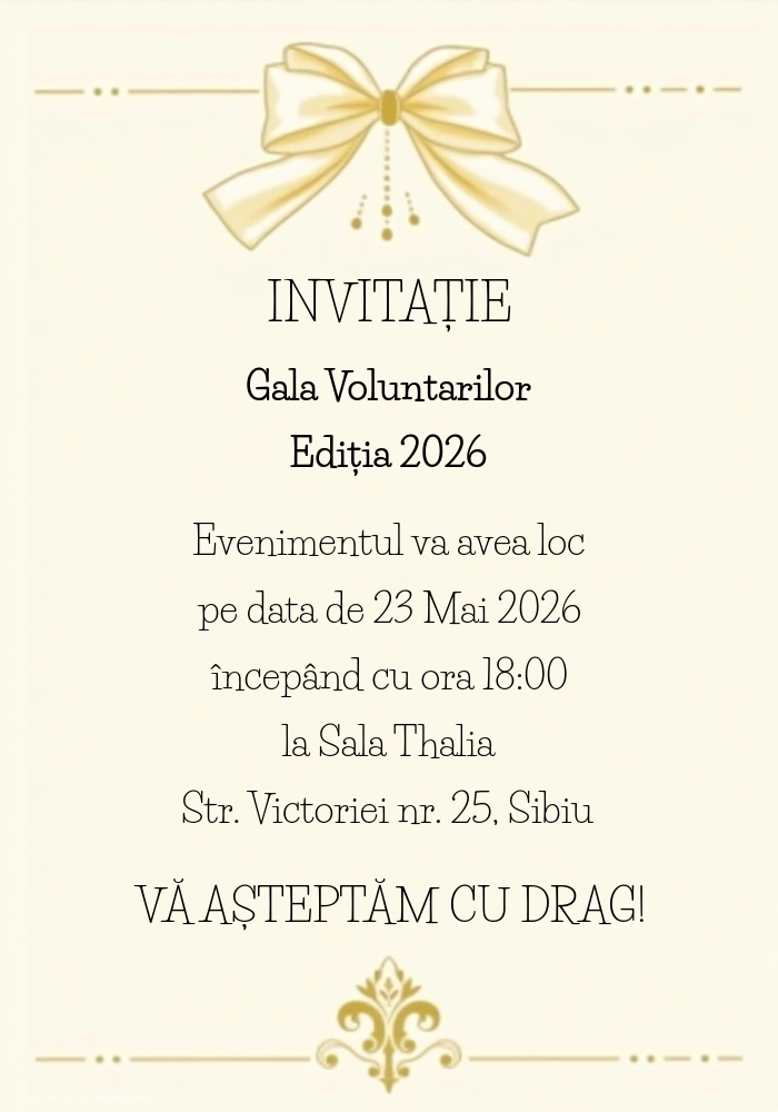 Invitație elegantă