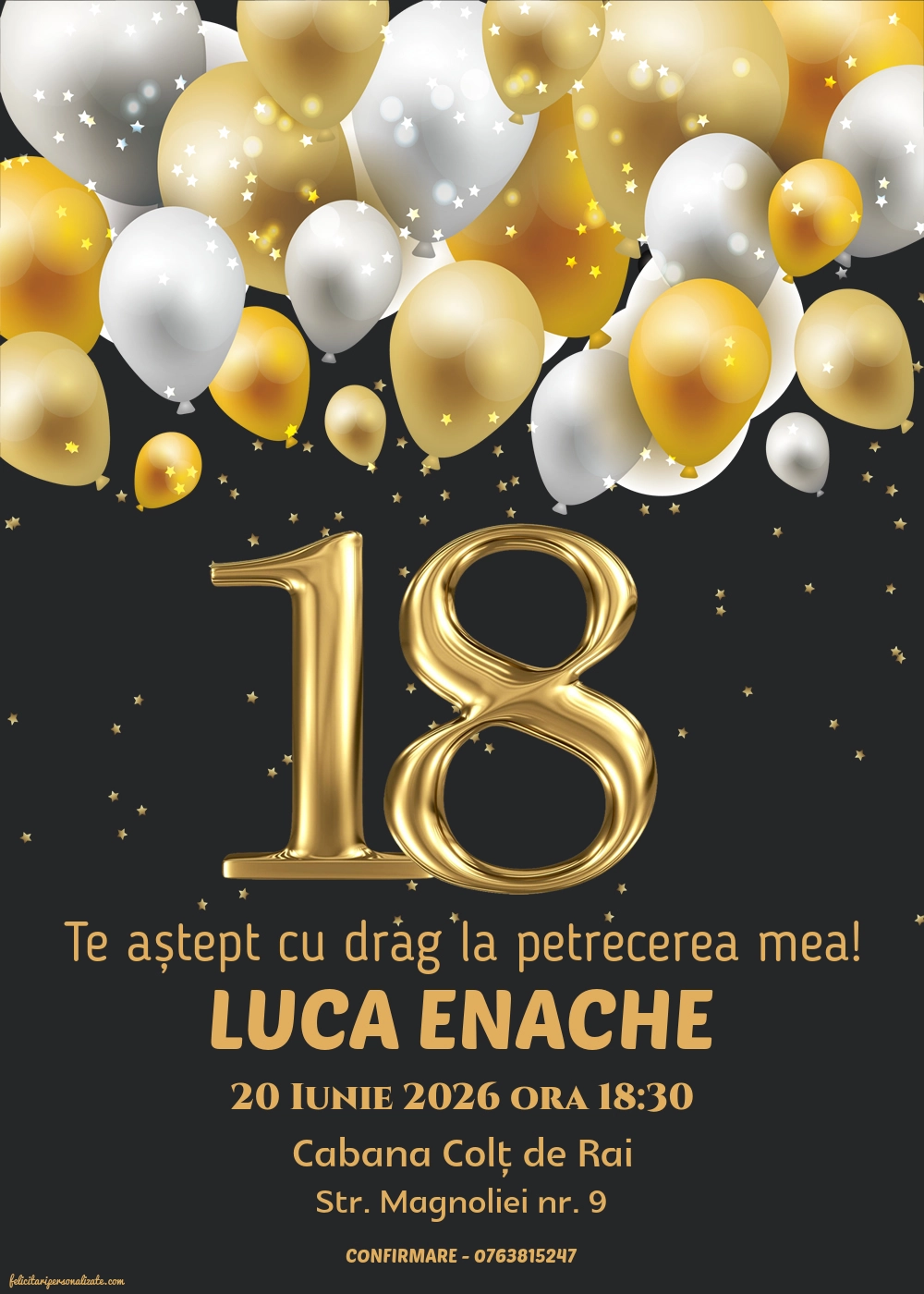 Invitație elegantă