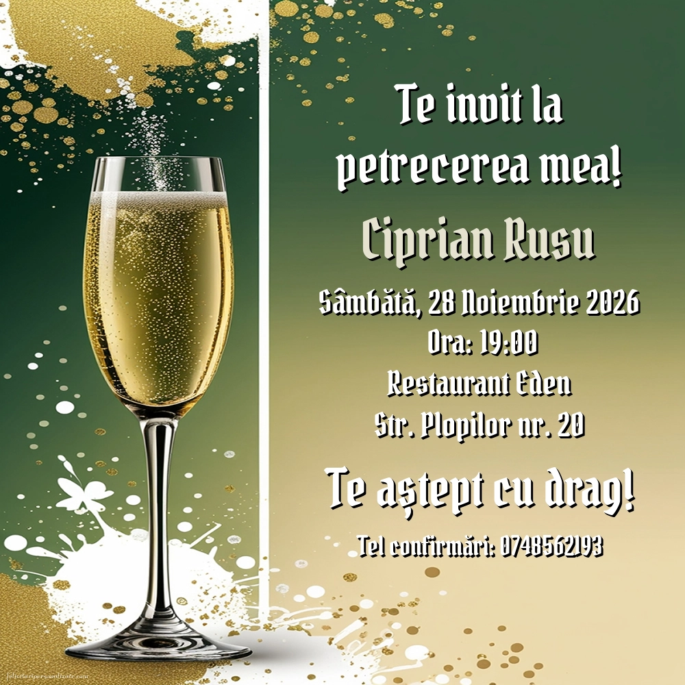 Invitație simplă